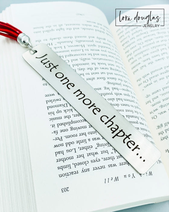 Just One More Chapter, Metal Bookmark