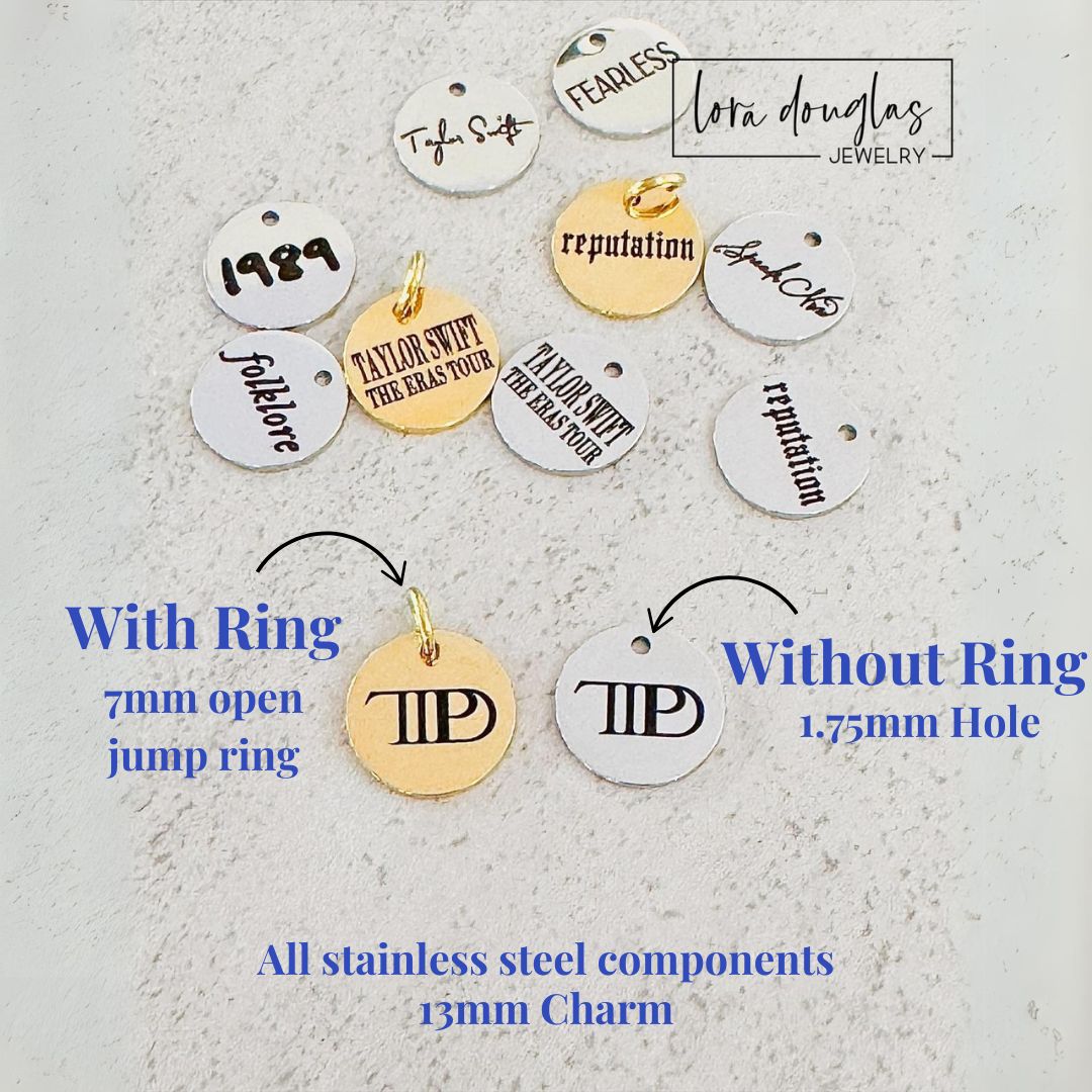 Friendship Bracelet Charms for Swiftie Jewelry Making