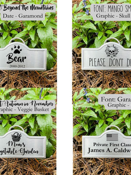 Personalized Garden Marker for Plants or Pet Memorials