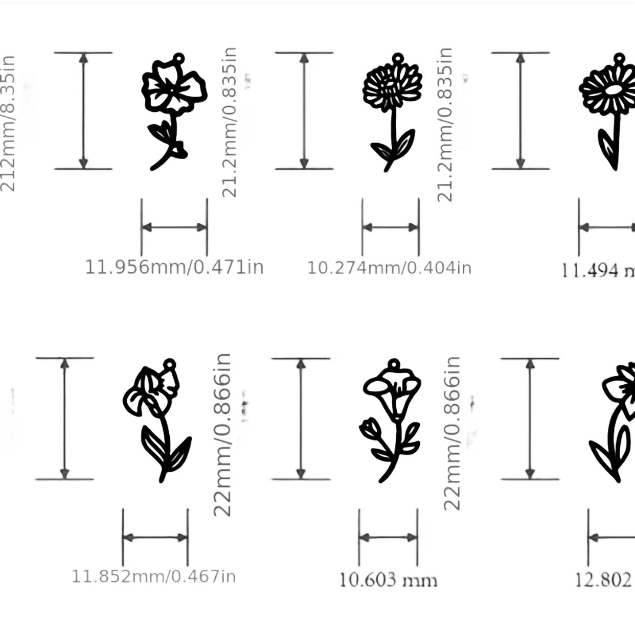 Birth Flower Necklace