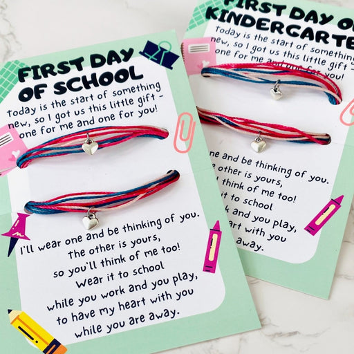 First Day of School, First Day of Kindergarten, Back to School, Bracelet Set