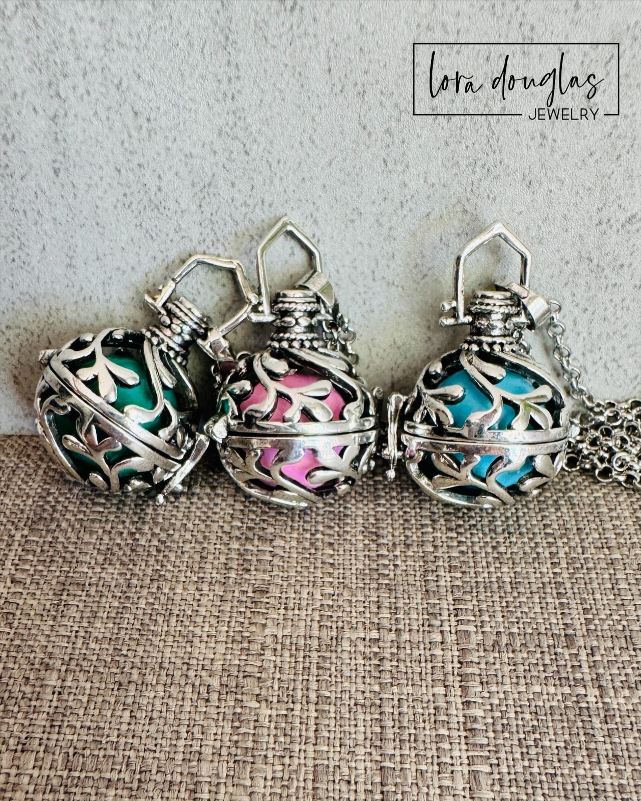 An Angel Caller, also referred to as a “Bola” or “Harmony Ball," is an ancestral jewelry that has been celebrated for centuries in different cultures. The pendant contains a metal ball that emits a subtle and harmonious chime when shaken, that brings calm and soothing. Legend has it that the soft jingling sound, that is unique for each Bola has the power to call the Guardian Angel of the wearer to provide them protection and comfort.