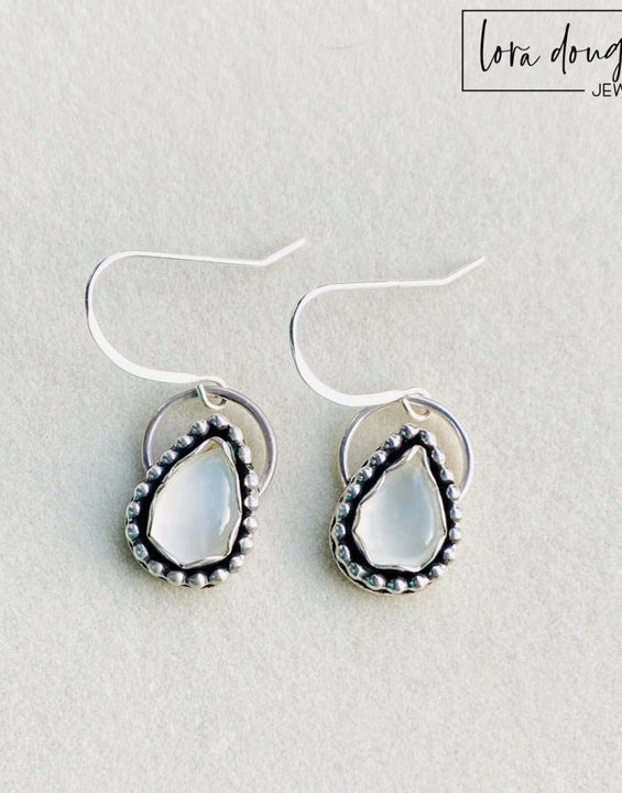 Moonstone Sterling Silver Earrings