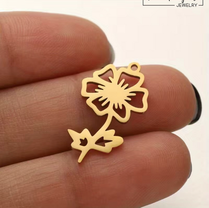 Birth Flower Necklace