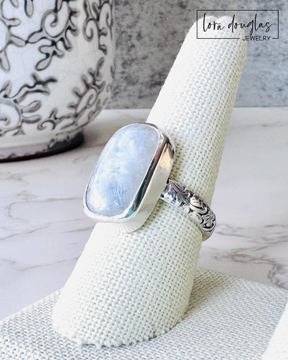 Moonstone Cocktail Ring, Sterling Silver