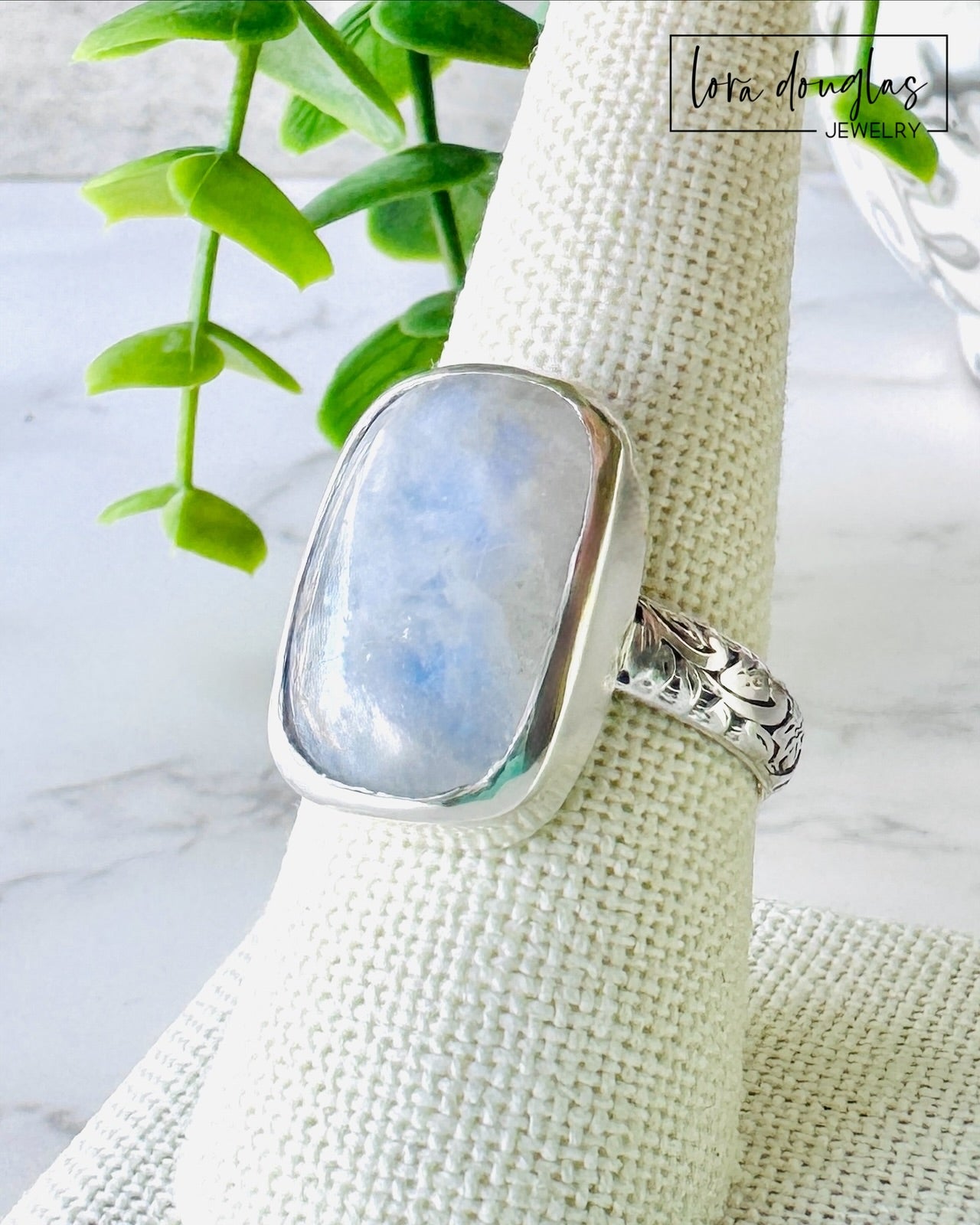 Moonstone Cocktail Ring, Sterling Silver