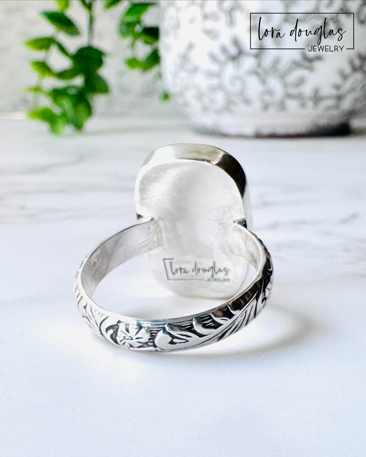 Moonstone Cocktail Ring, Sterling Silver