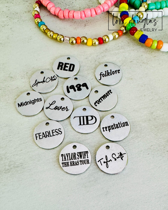 Friendship Bracelet Charms for Swiftie Jewelry Making