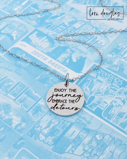 Engraved Jewelry, Custom Pendant Necklace