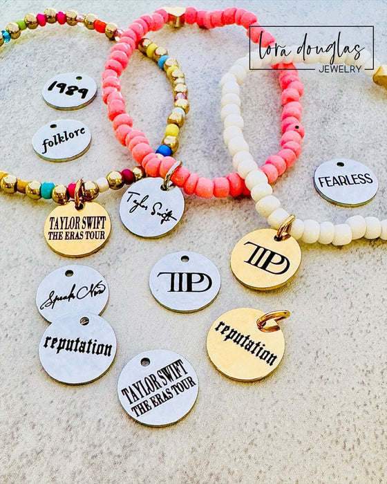 Friendship Bracelet Charms for Swiftie Jewelry Making