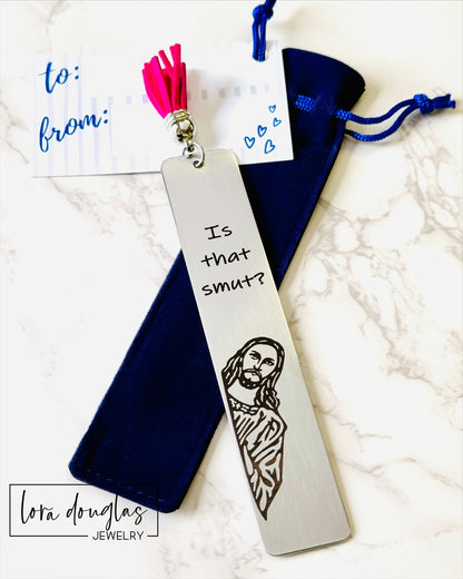 is that smut bookmark with gift wrap