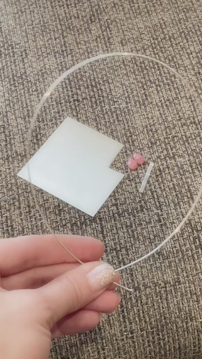 Rhodochrosite Sterling Silver Fringe Earrings