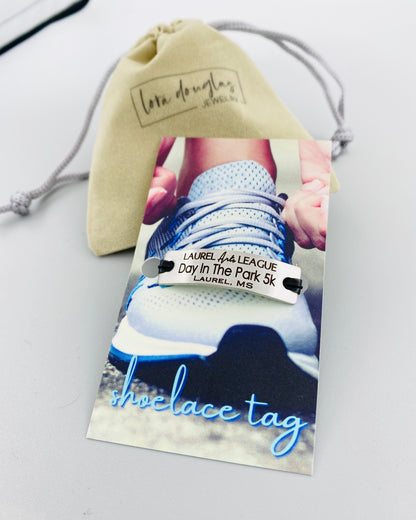 First I Run the Miles Shoe Tags, Shoe Jewelry