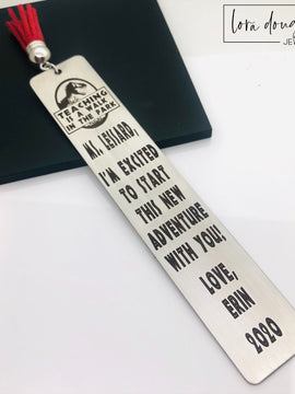 Teaching is a Walk in the Park, Personalized Teacher Bookmark