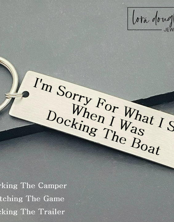 I'm Sorry For What I Said When I Was..., Metal Key chain