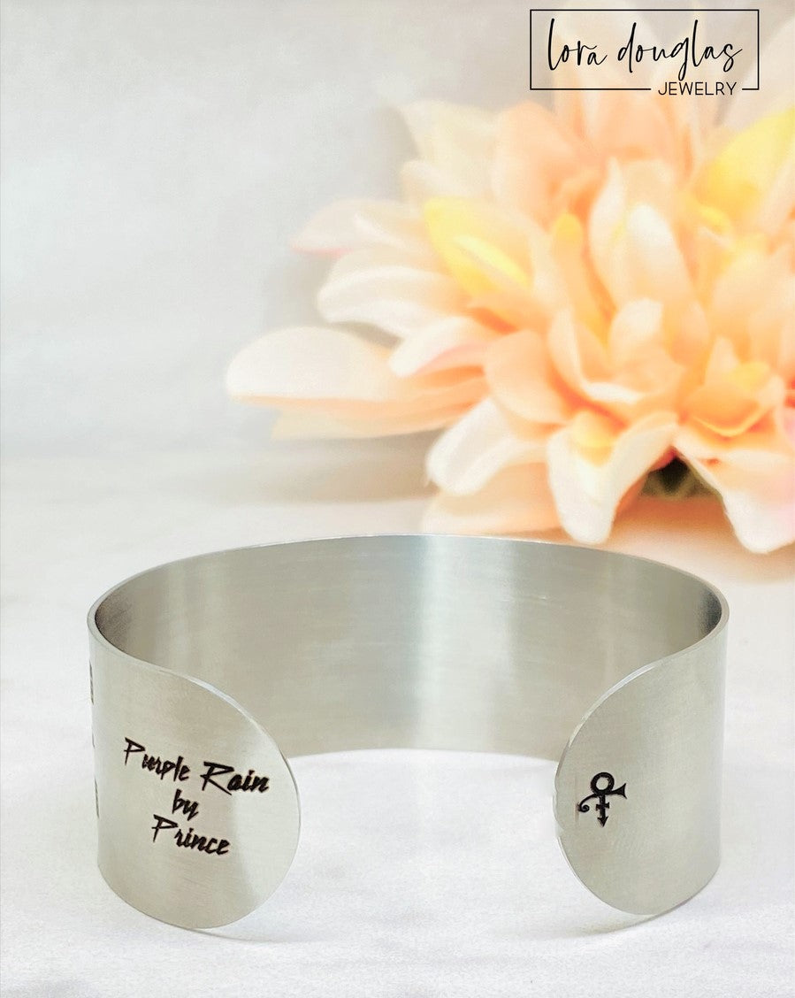 Purple Rain Sheet Music Bracelet