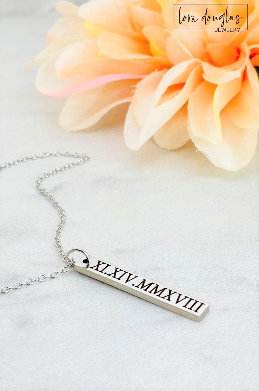 Roman Numerals Necklace
