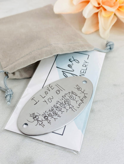 This engraved memorial plaque offers a timeless way to honor loved ones or commemorate special moments. Crafted for clarity and durability, it serves as a meaningful dedication on benches or other surfaces. Please note that hardware for mounting is not included, allowing you to select the best option for your installation needs. Ideal for personalized tributes, this plaque combines craftsmanship with lasting remembrance.