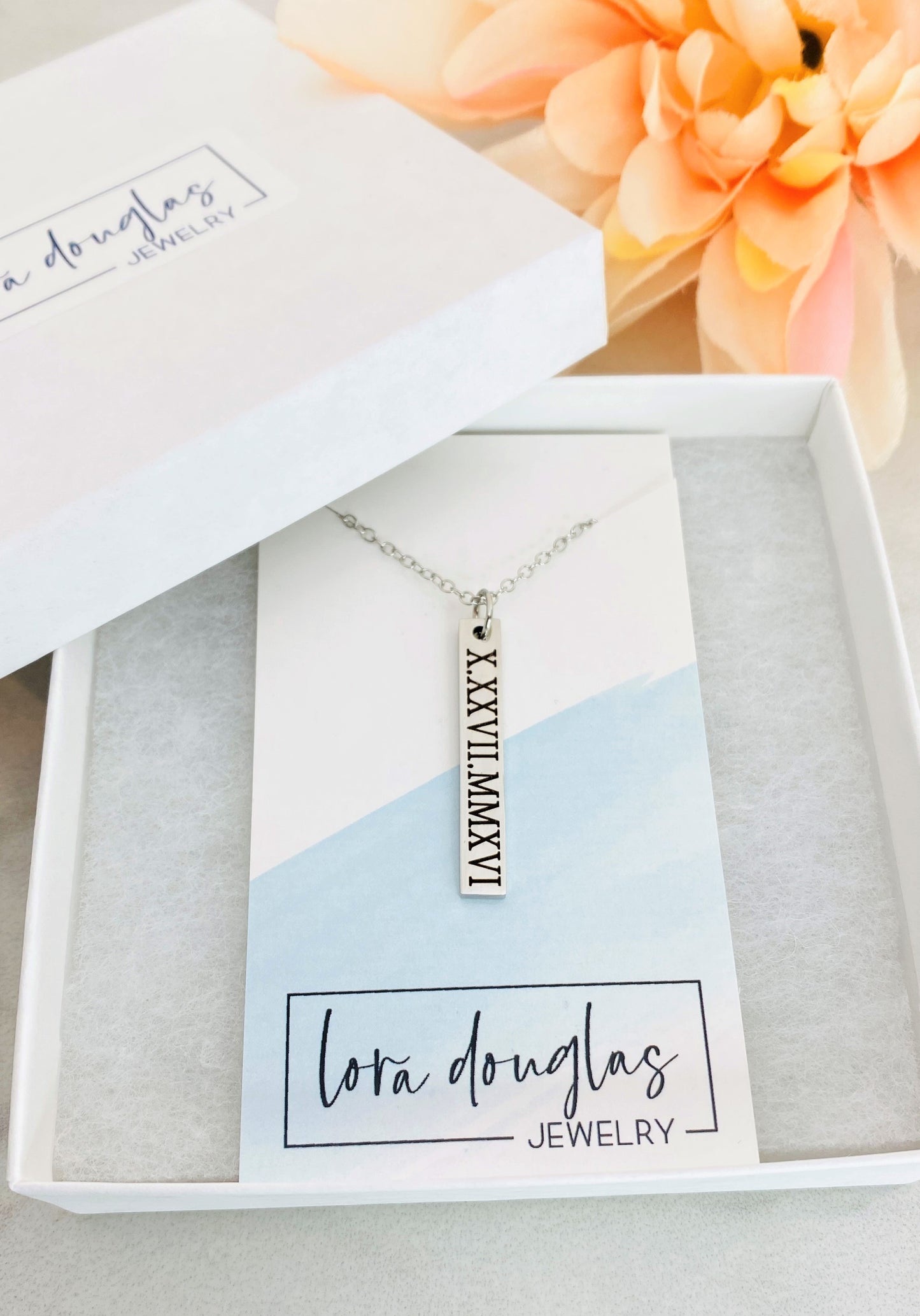 Roman Numerals Necklace