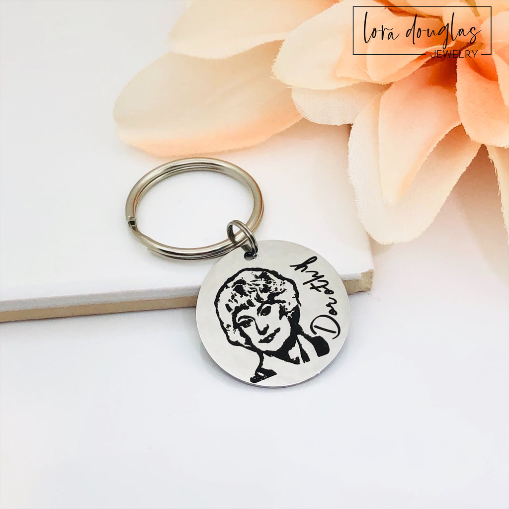 Golden Girls Inspired Keychains, Rose, Sophia, Dorothy, Blanche | Lora ...