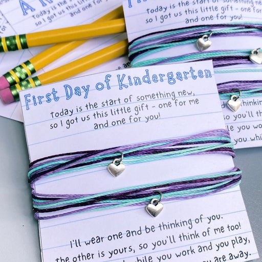 Back to School Bracelet Set for Parent and Child - First Day of School Bracelet Set (SKU-06)