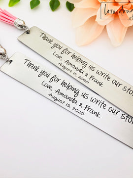 Write Our Story, Wedding Reader Bookmark