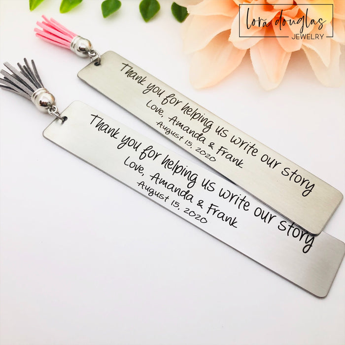 Write Our Story, Wedding Reader Bookmark