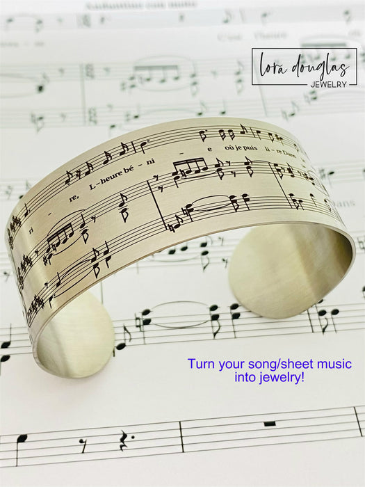 Sheet Music Bracelet