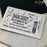 Metal Ticket for any Band, Concert, or Event - Shadow Box Insert, Wallet Card