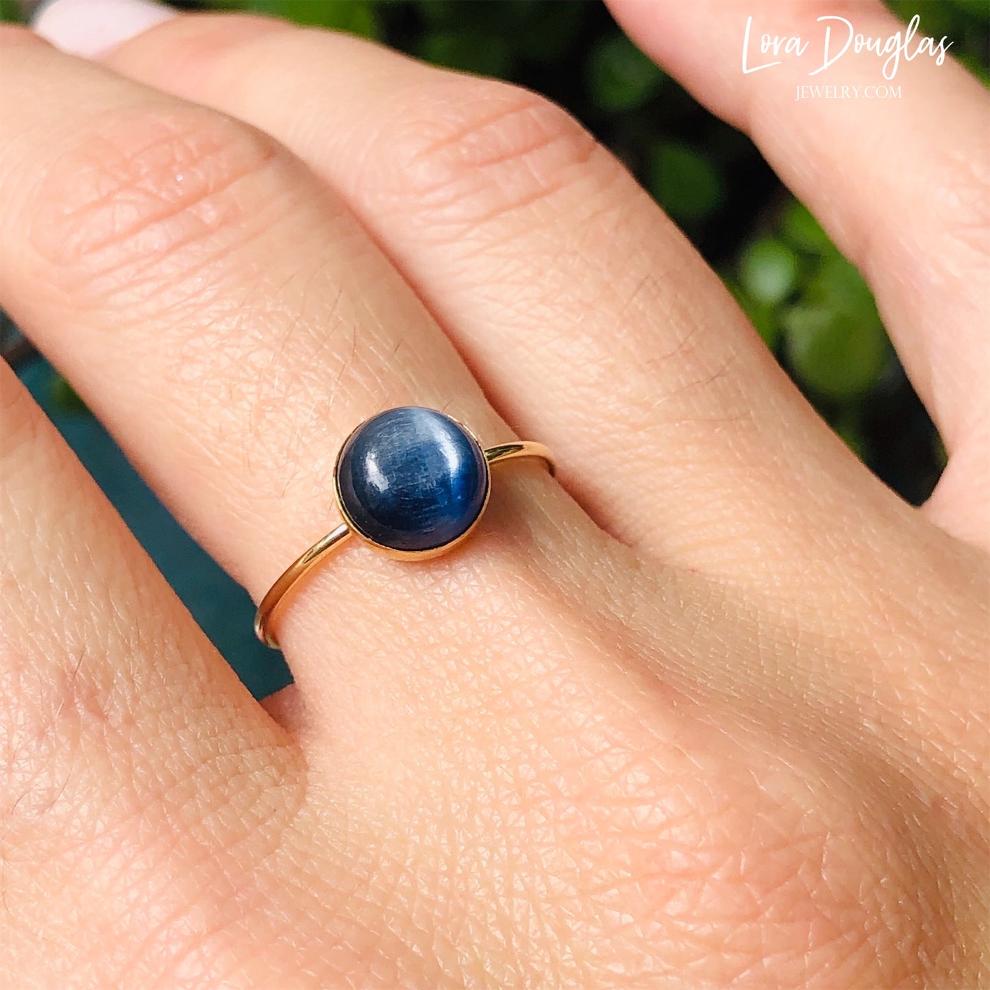 Kyanite Gold-Filled Ring, Size 8