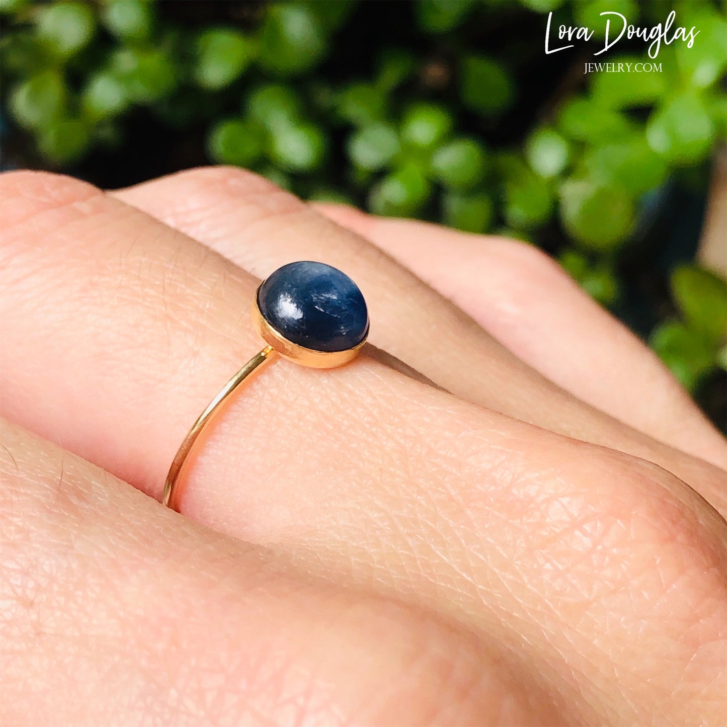 Kyanite Gold-Filled Ring, Size 8