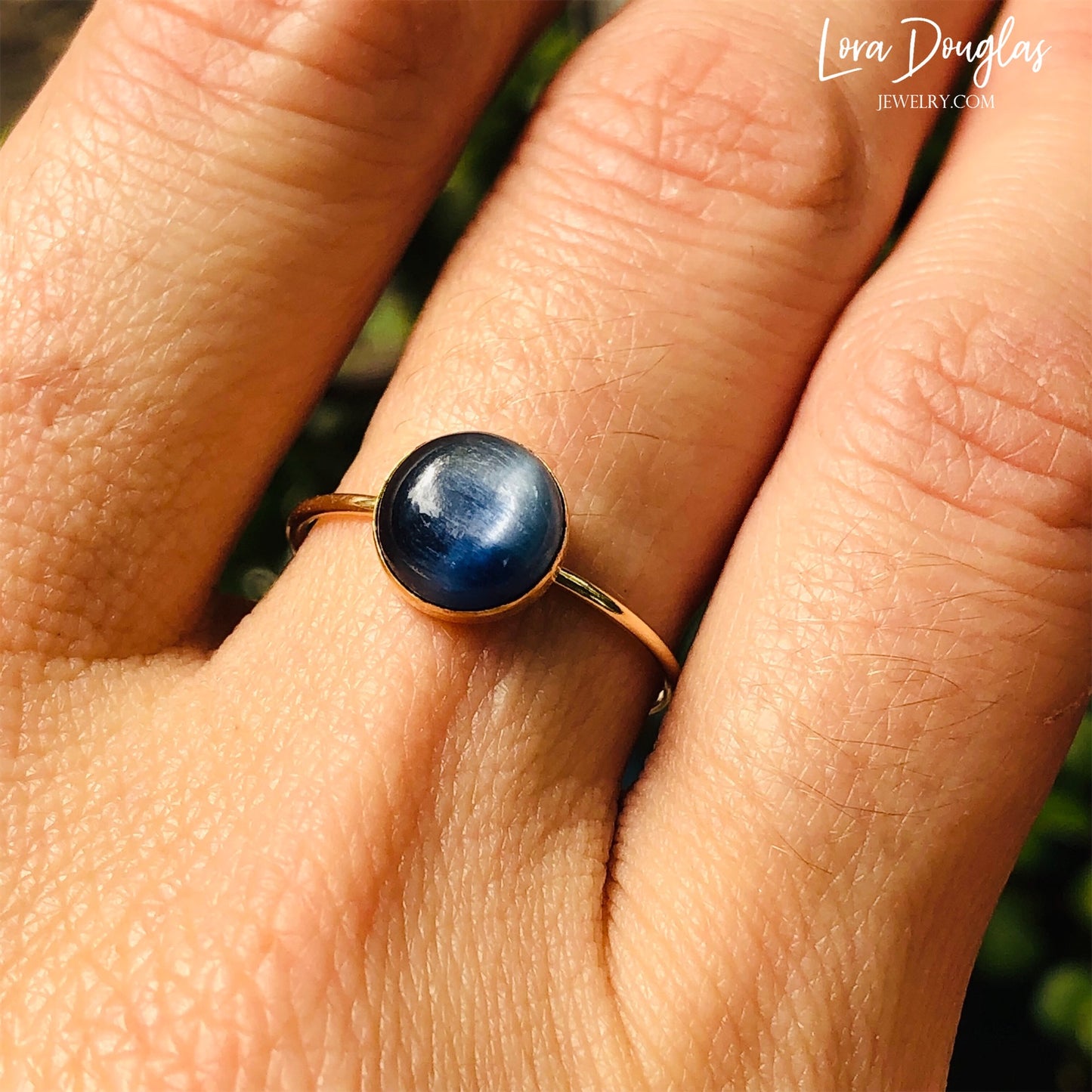 Kyanite Gold-Filled Ring, Size 8
