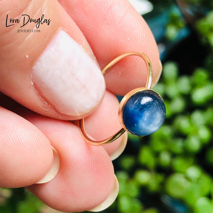 Kyanite Gold-Filled Ring, Size 8