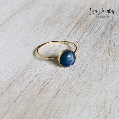 Kyanite Gold-Filled Ring, Size 8
