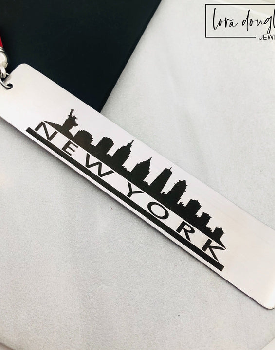New York City Skyline Tassel Bookmark