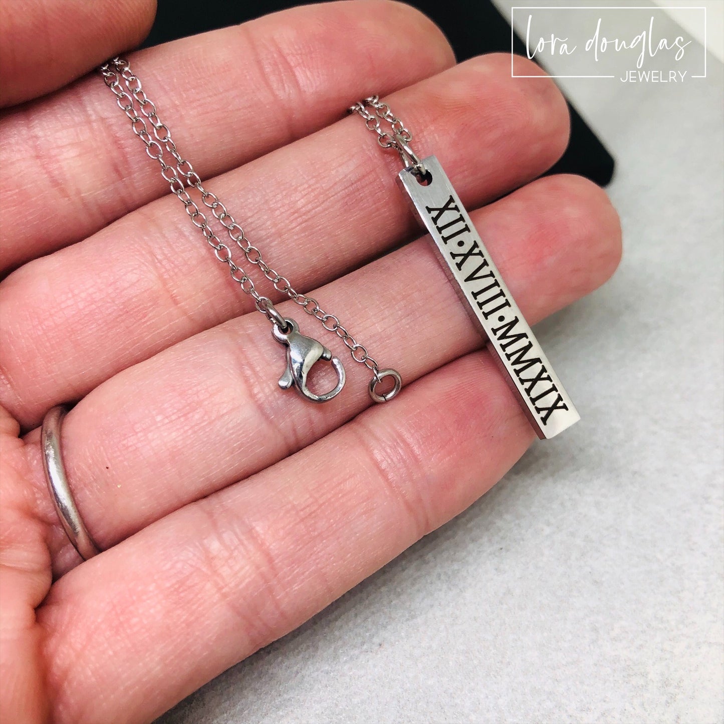 Roman Numerals Necklace