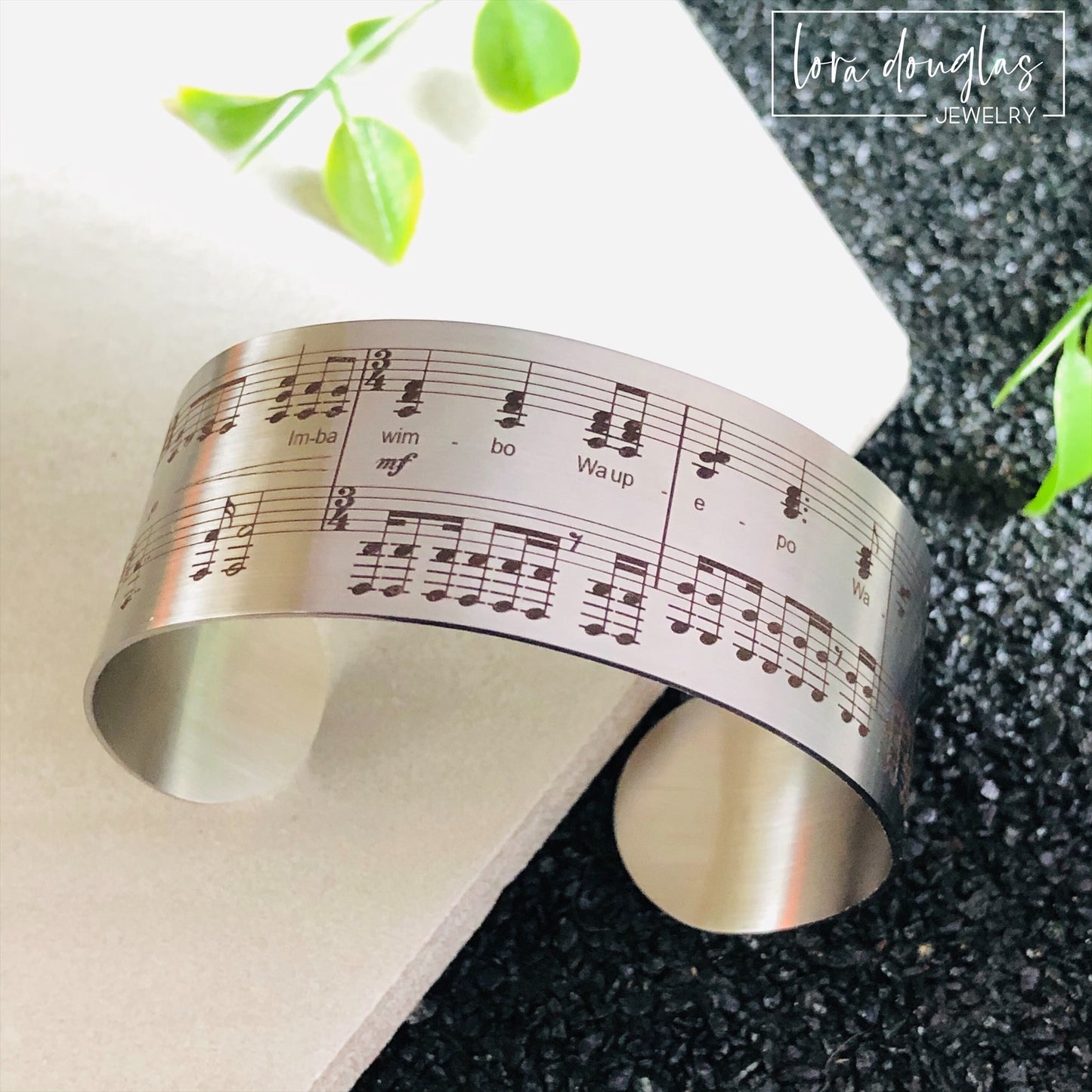 sheet music bracelet