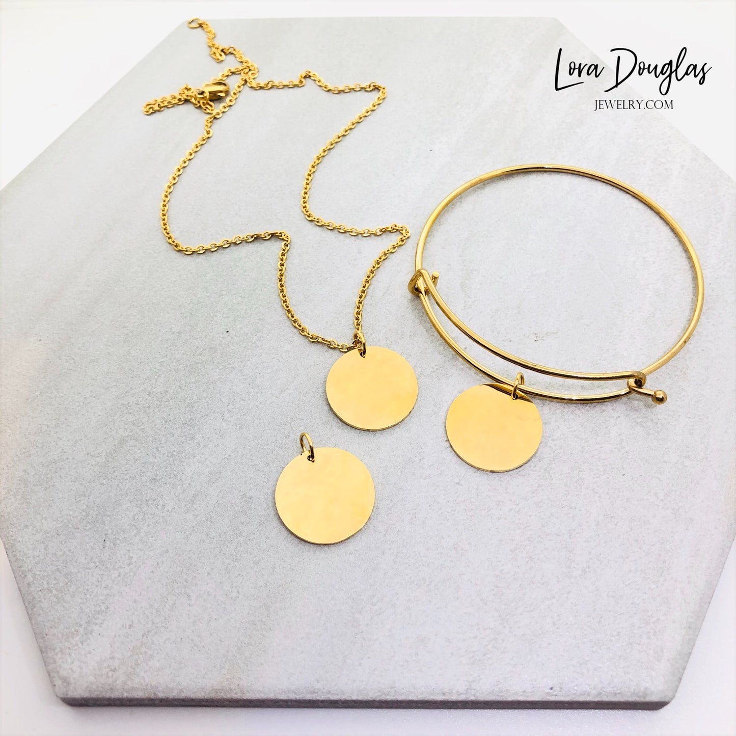 Engraved Jewelry, Custom Pendant Necklace