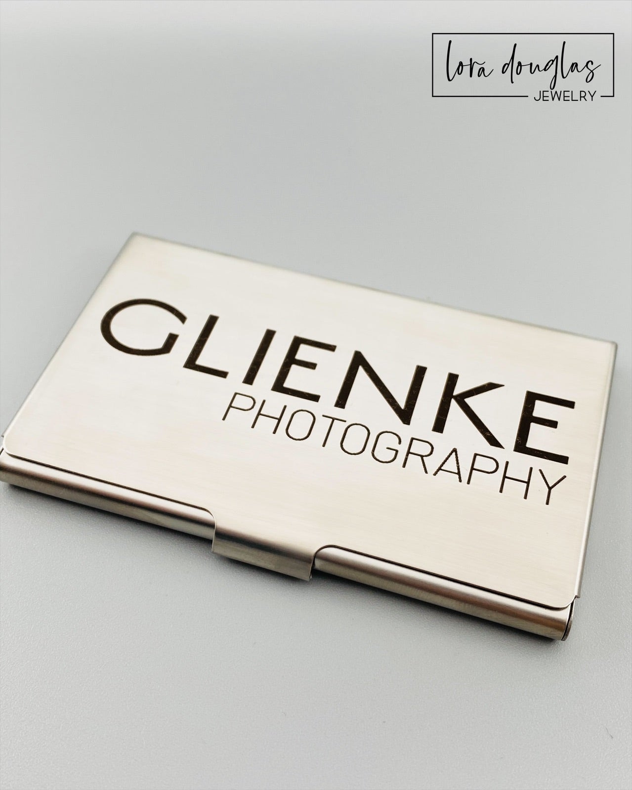 Engraved Business Card Holder