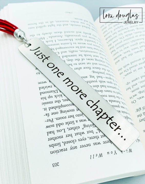 Just One More Chapter, Metal Bookmark