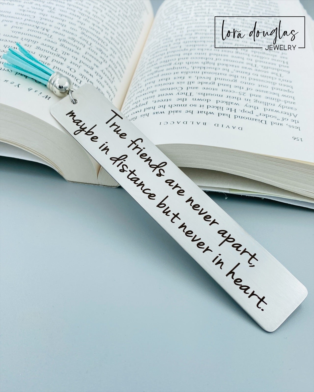 True Friends Are Never Apart Tassel Bookmark