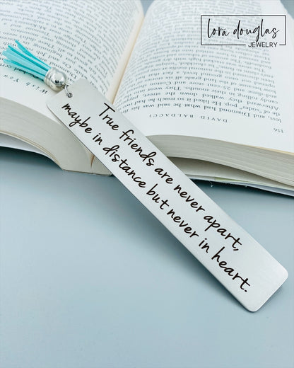 True Friends Are Never Apart Tassel Bookmark