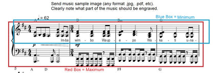 Sheet Music Bracelet, Engrave Your Song