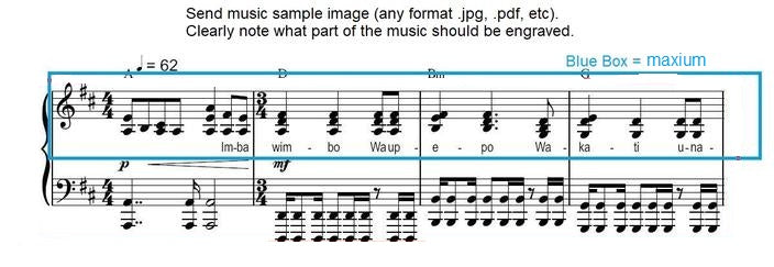 Sheet Music Bracelet, 1/2" Width