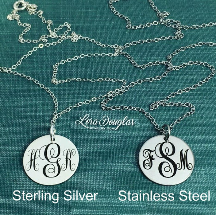 Be The Change You Want To See | Engraved Charm, Necklace, or Bracelet (Medium Disc)