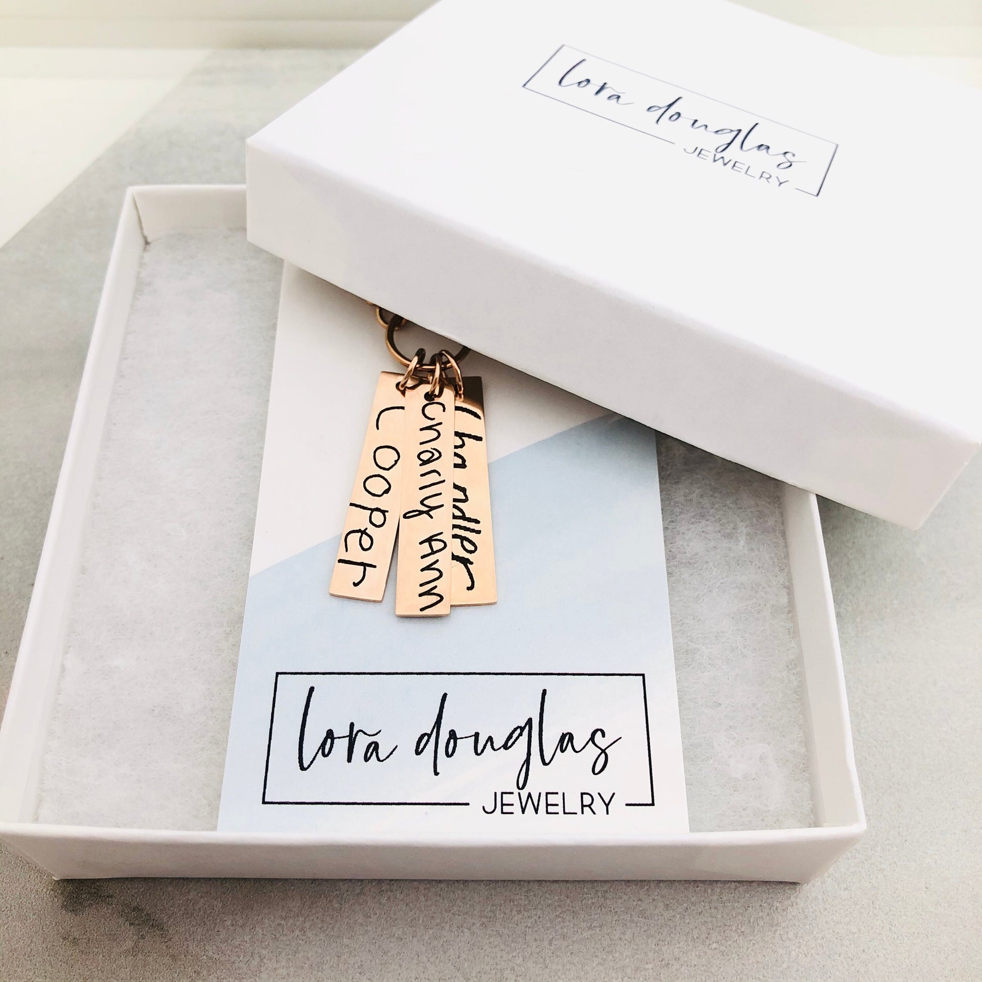 Handwriting Jewelry, Engrave Your Handwriting, Rose Gold Necklace, Gift for Mom, Mother&#39;s Day Gift, Engraved Handwriting Jewelry, Necklace