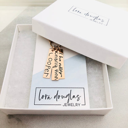 Handwriting Jewelry, Engrave Your Handwriting, Rose Gold Necklace, Gift for Mom, Mother&#39;s Day Gift, Engraved Handwriting Jewelry, Necklace