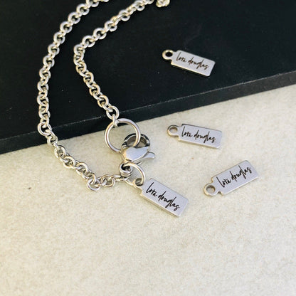 laser engraved jewelry tags