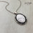 Howlite Pendant Necklace, Sterling Silver