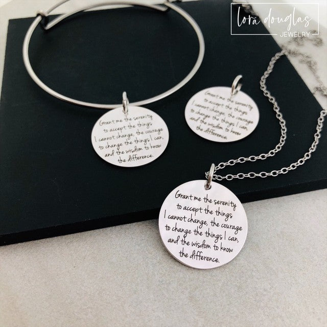 Serenity Prayer Jewelry